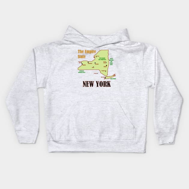 New York Kids Hoodie by Pr0metheus